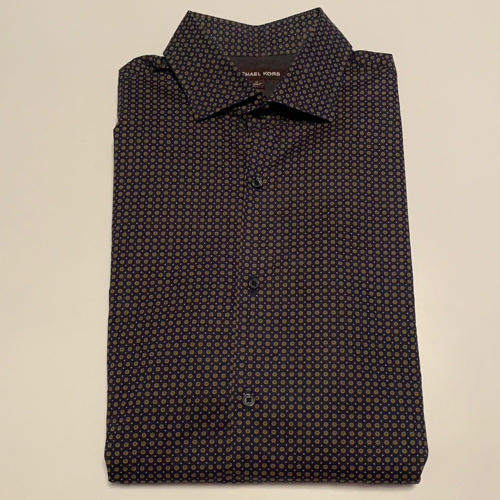 Michael Kors slim fit Mens dress shirt
